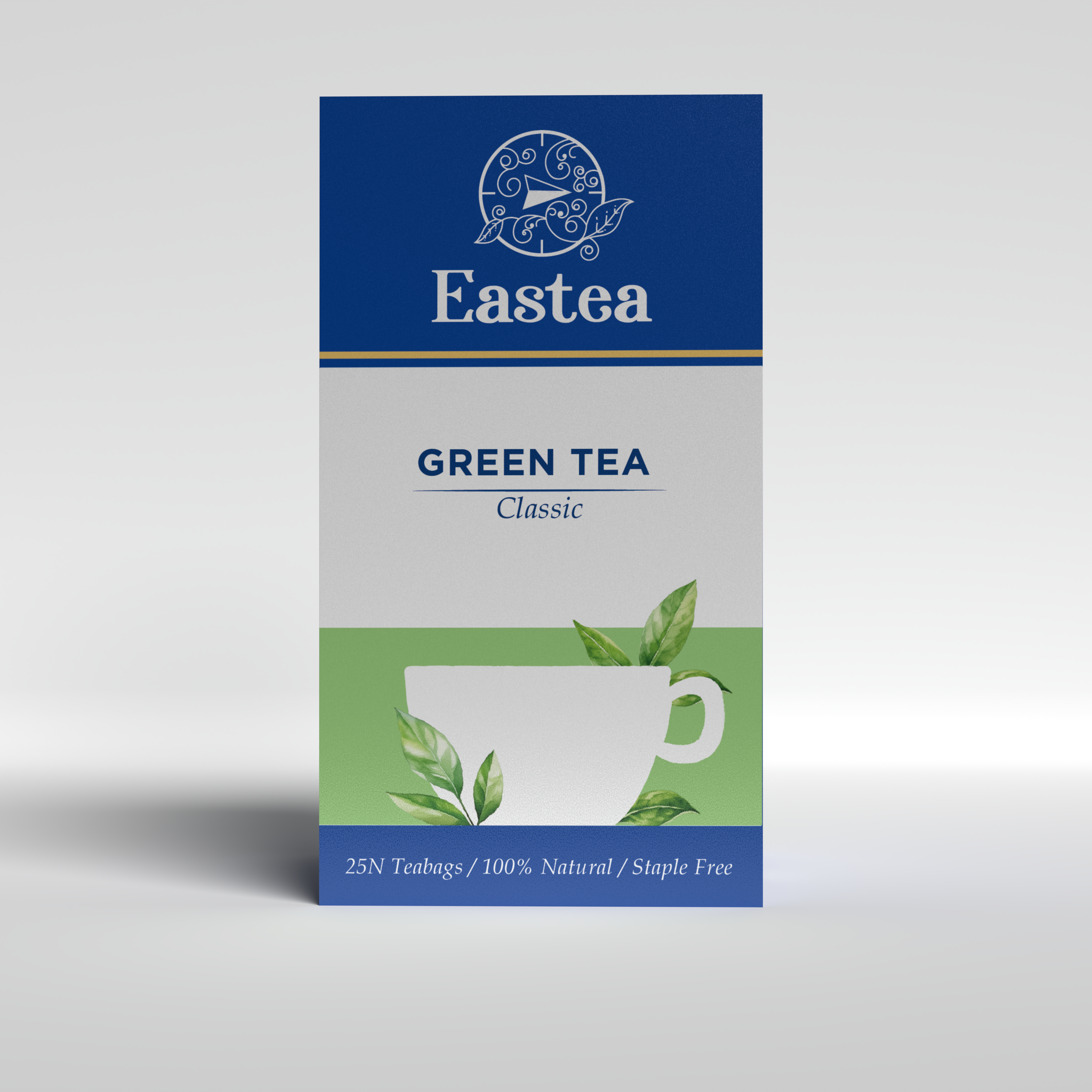 Eastea | Green Tea | Classic | 25 N | 100% Natural | Staple Free