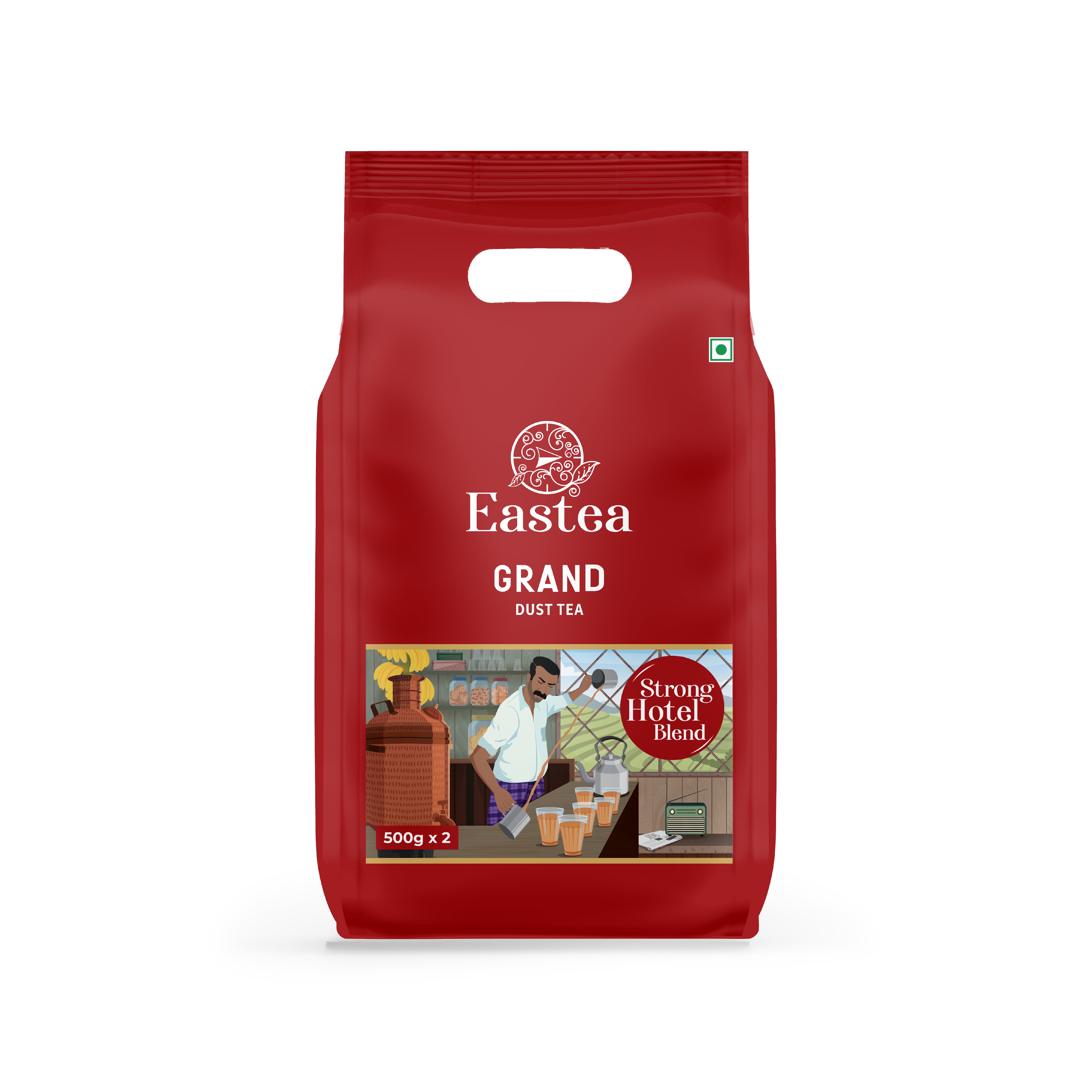 Grand Dust Tea | Strong Hotel Blend | 500*2g Pouch (1kg)
