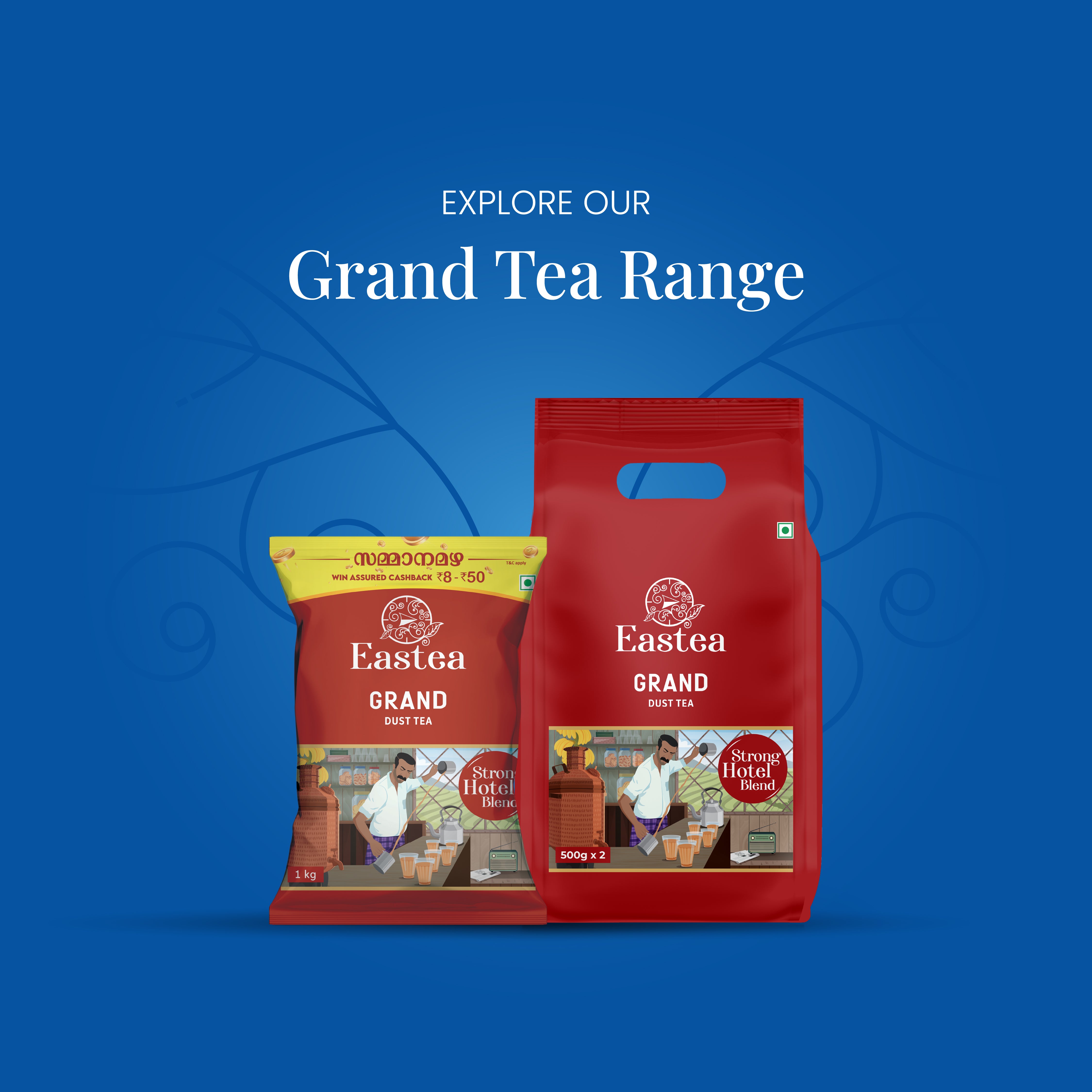 Grand Dust Tea | Strong Hotel Blend | Pouch 1kg pouch