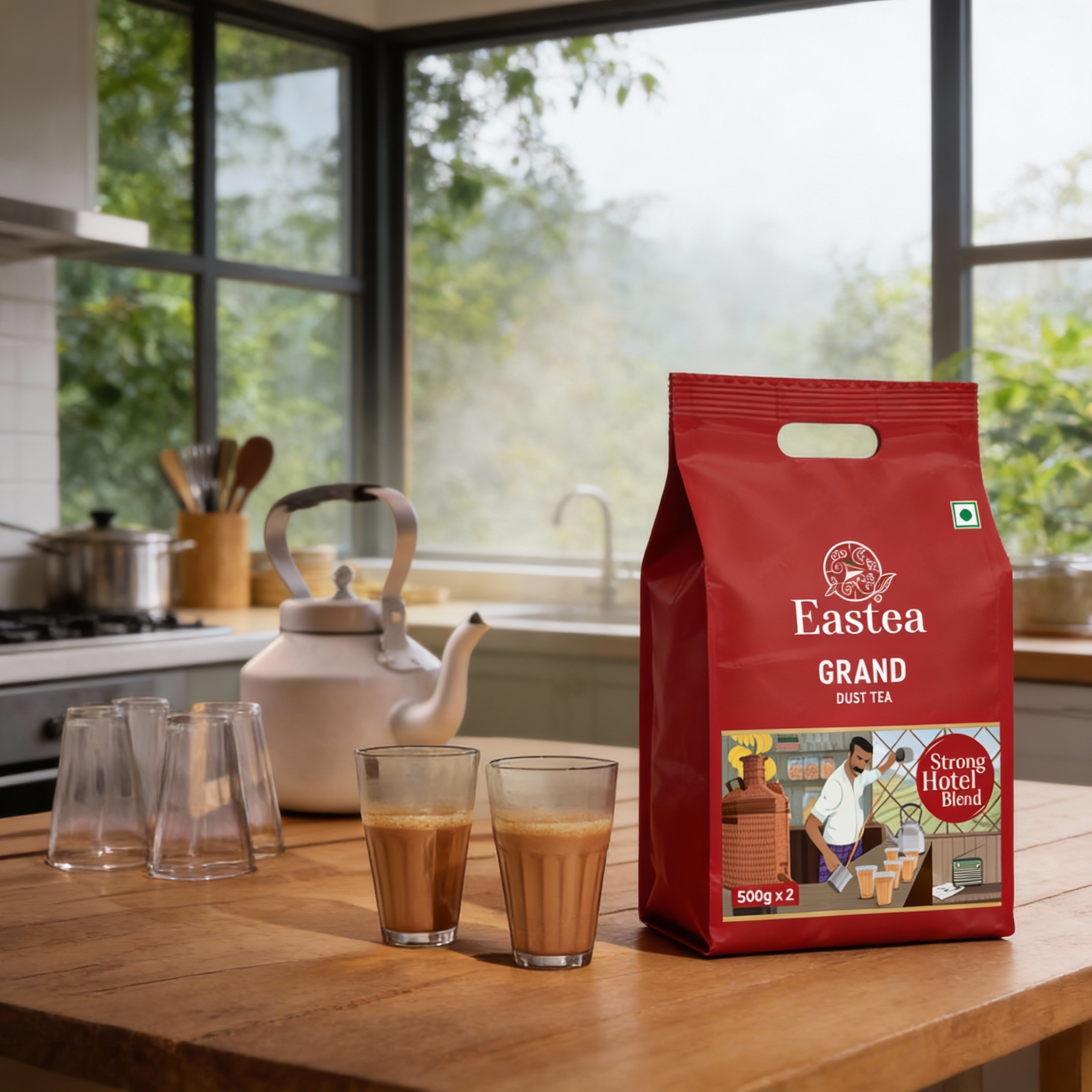 Grand Dust Tea | Strong Hotel Blend | 500*2g Pouch (1kg)