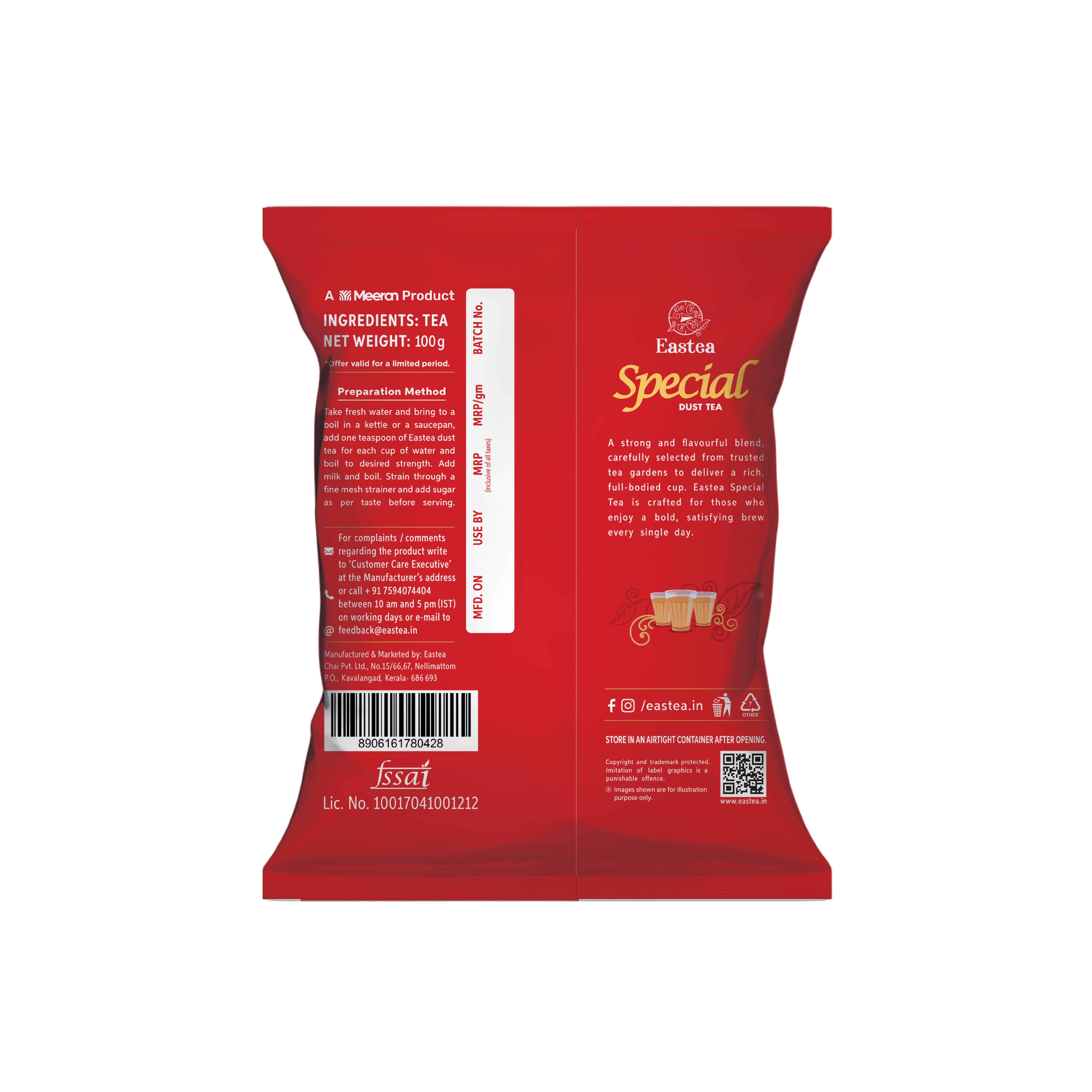 Eastea Special Dust Tea | Everyday CTC | Pouch