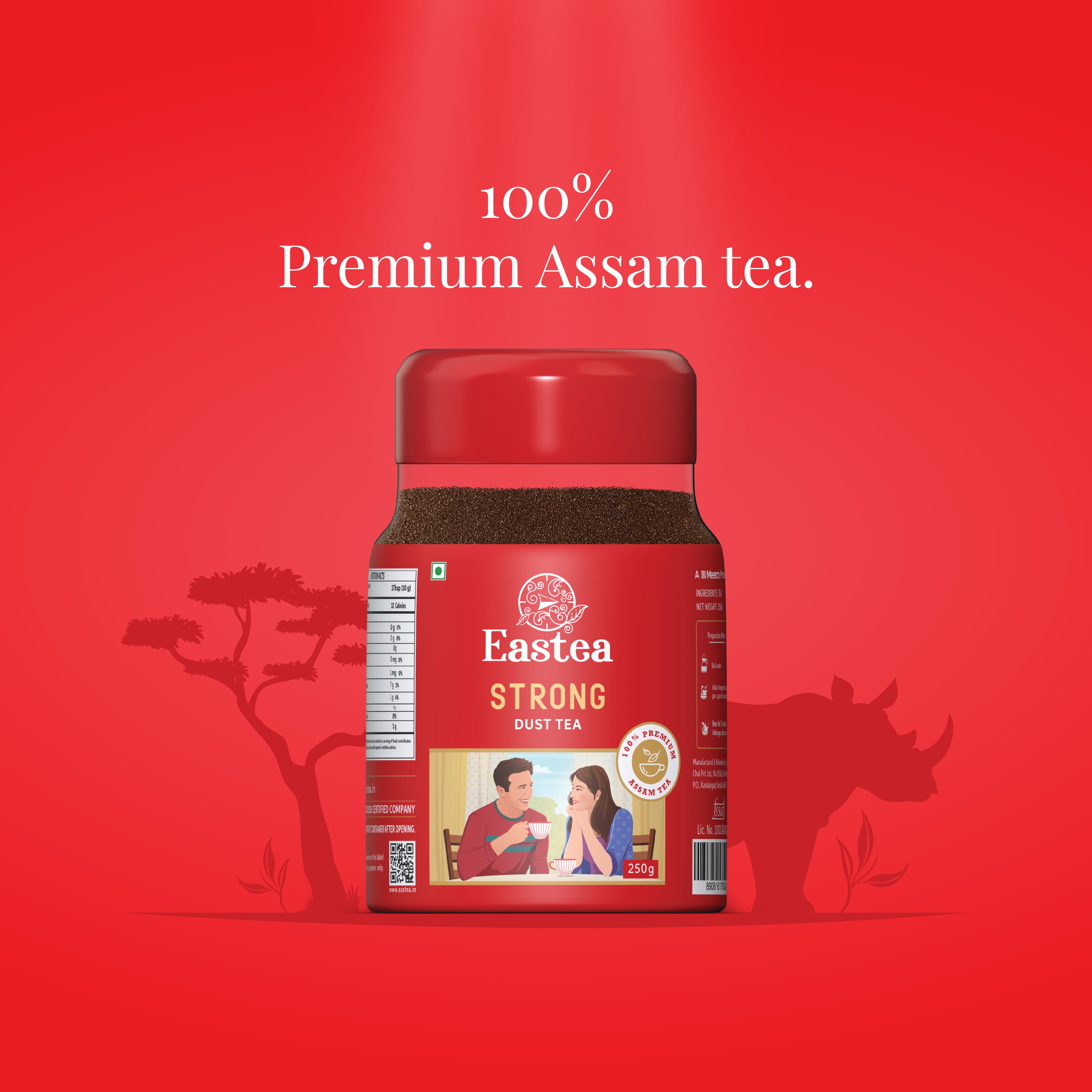 Eastea Strong | Assam Dust Tea | Everyday CTC | Bottle