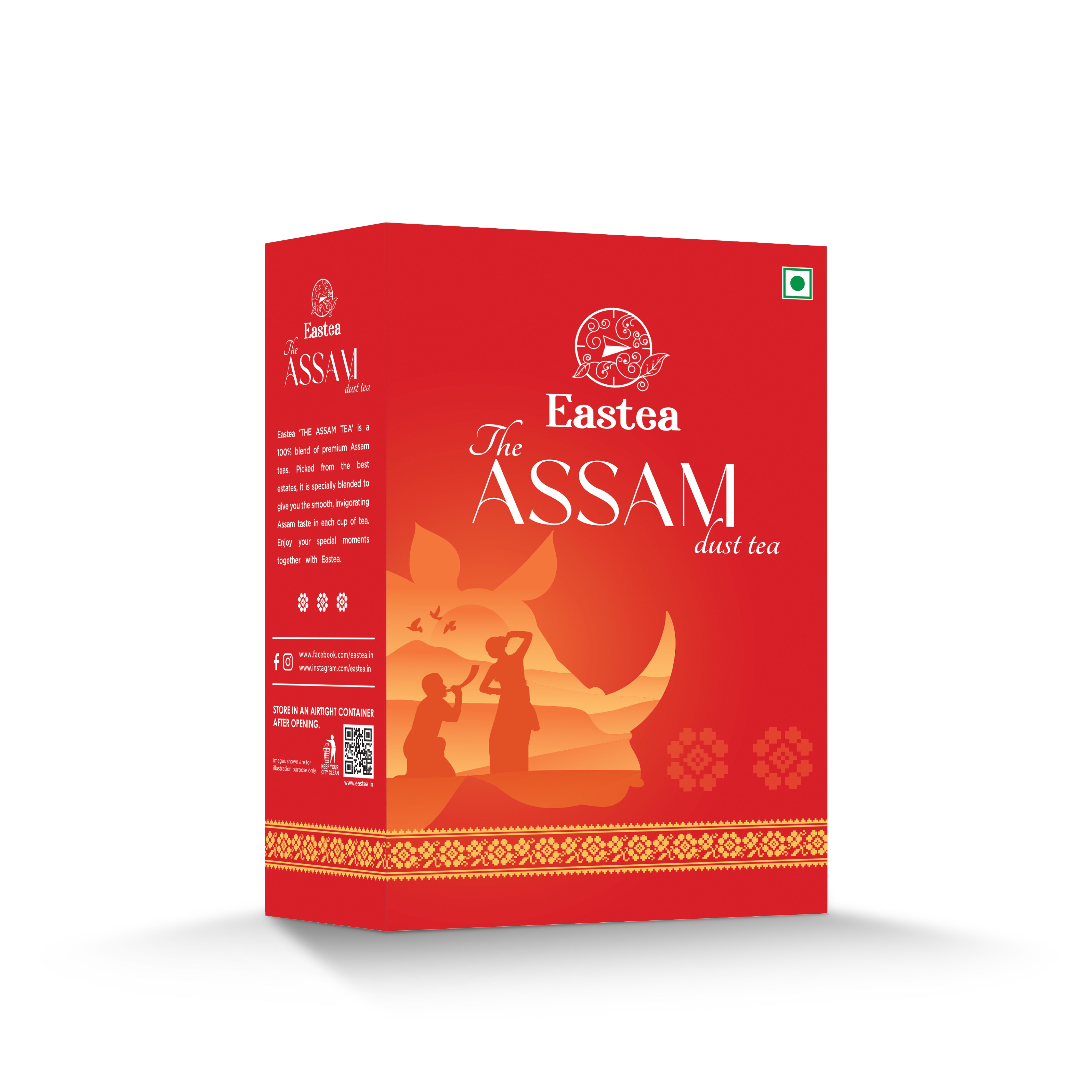 The Assam Dust Tea | Assam Range | Strong CTC Dust Tea | Duplex Black Tea Box