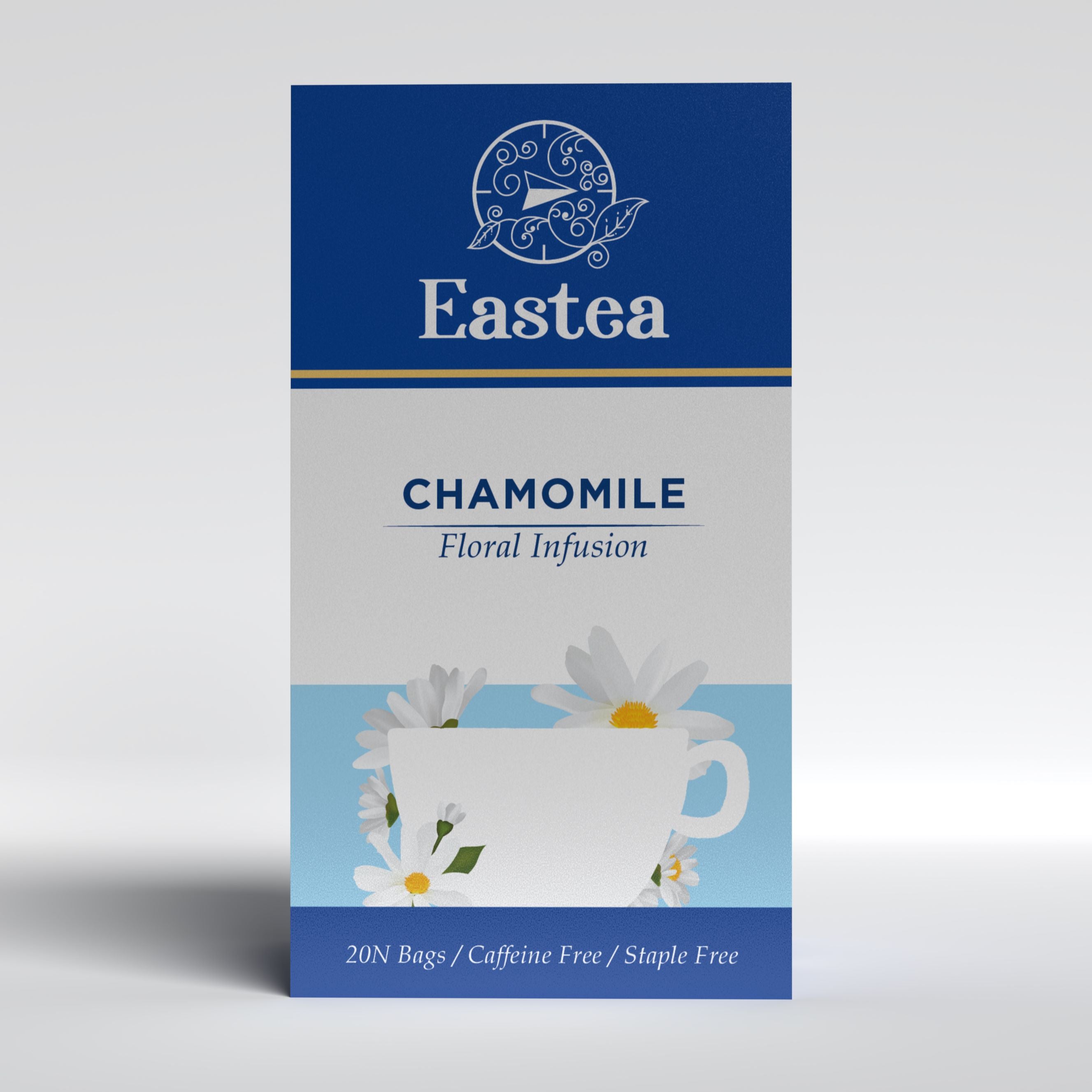 Eastea | Chamomile Floral Infusion | 20N bags | Caffeine Free | Staple Free